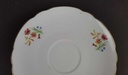 [458139684] Untertasse für Tee Goldrand 14,1 cm Schirnding Bavaria Blumendekor Blumen gebraucht - gut Bild 3