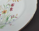 [458139685] Kuchenteller Dessertteller Goldrand 18,9 cm Schirnding Bavaria Blumendekor Blumen gebraucht - gut Bild 3