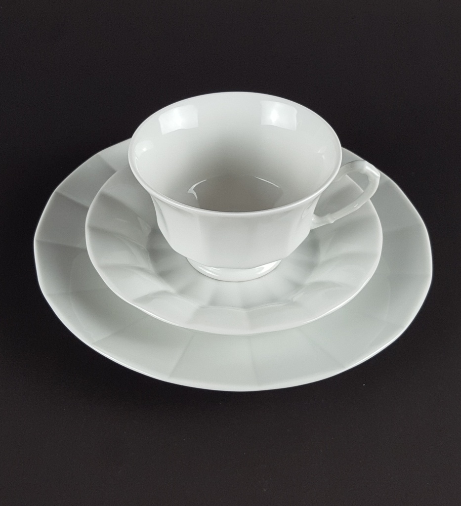 [458139699] Gedeck Kaffeegedeck 3tlg Fürstenberg Weiß gebraucht - gut Bild 2