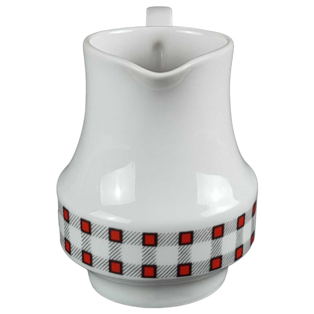 [458139701] Milchkännchen Winterling Kirchenlamitz Karo rot schwarz gebraucht - sehr gut Bild 2