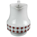 [458139701] Milchkännchen Winterling Kirchenlamitz Karo rot schwarz gebraucht - sehr gut Bild 2