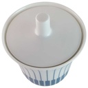 [45813971] Zuckerdose Melitta Paris Form 21 blaue Streifen gebraucht - gut Bild 2