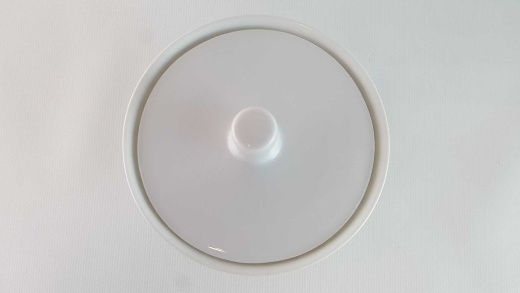 [45813971] Zuckerdose Melitta Paris Form 21 blaue Streifen gebraucht - gut Bild 3