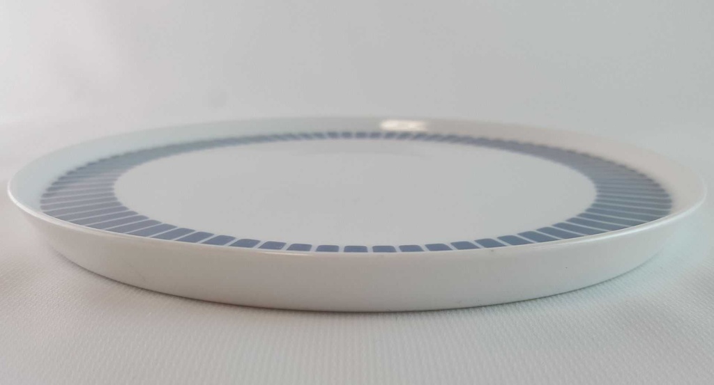 [45813972] Kuchenteller 18,7 cm Melitta Paris Form 21 blaue Streifen gebraucht - akzeptabel Bild 3