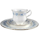 [458139731] Sammeltasse Sammelgedeck 3tlg Royal Malvern Blaue Blumenranke gebraucht - gut Bild 2