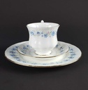 [458139731] Sammeltasse Sammelgedeck 3tlg Royal Malvern Blaue Blumenranke gebraucht - gut Bild 3