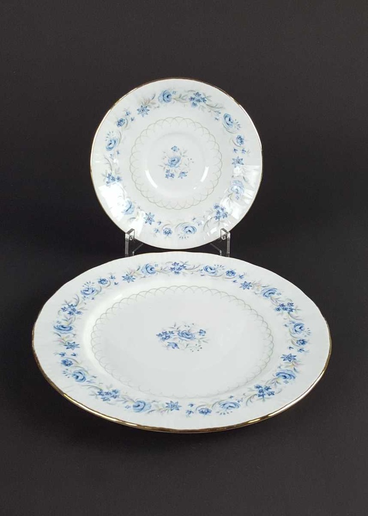 [458139731] Sammeltasse Sammelgedeck 3tlg Royal Malvern Blaue Blumenranke gebraucht - gut Bild 5