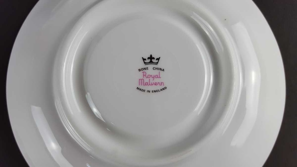 [458139731] Sammeltasse Sammelgedeck 3tlg Royal Malvern Blaue Blumenranke gebraucht - gut Bild 7