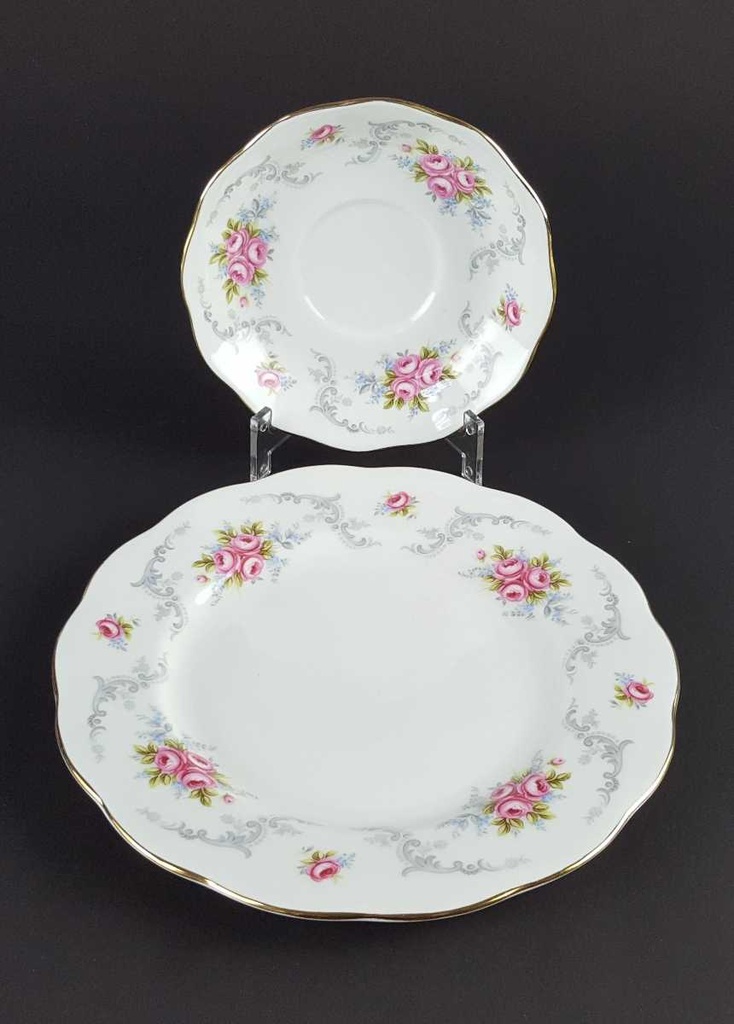 [458139732] Sammeltasse Sammelgedeck Royal Kent Rosendekor Bone China gebraucht - gut Bild 5