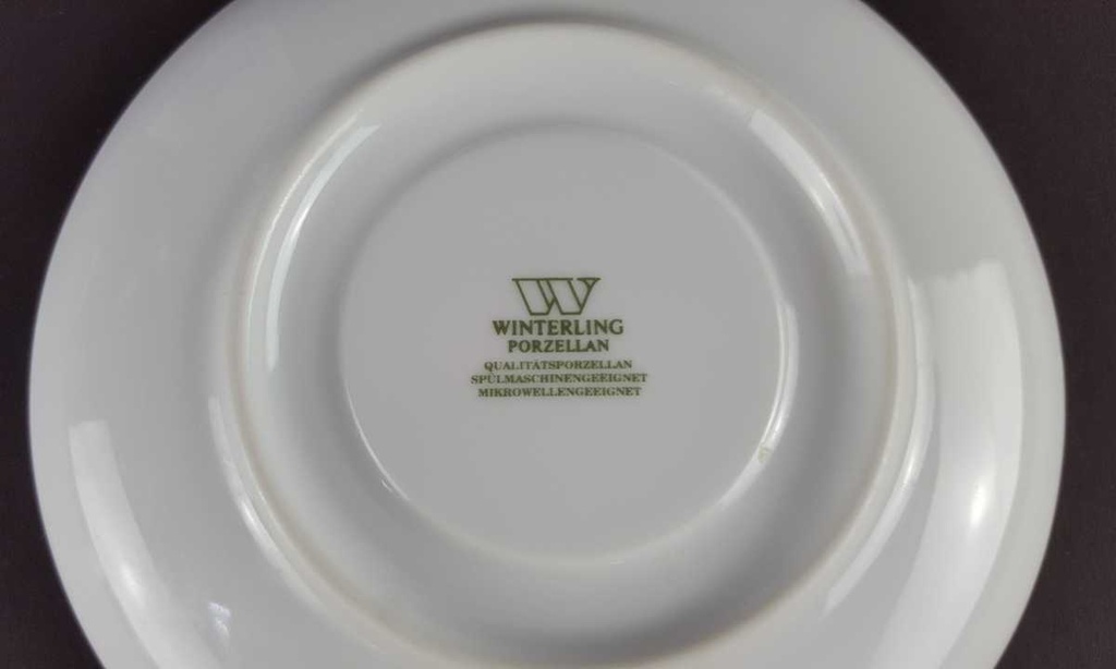 [458139736] Untertasse für Tee 13,7 cm Winterling Blumen gebraucht - gut Bild 3