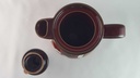 [45813974] Kaffeekanne 1,35 L Winterling bordo rot weiße Blumen Feinkeramik gebraucht - akzeptabel Bild 6