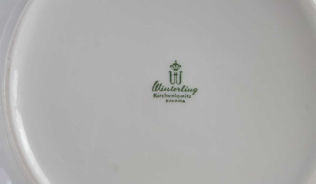 [458139750] Ragoutterrine Terrine Winterling Kirchenlamitz Karo rot schwarz gebraucht - gut Bild 4