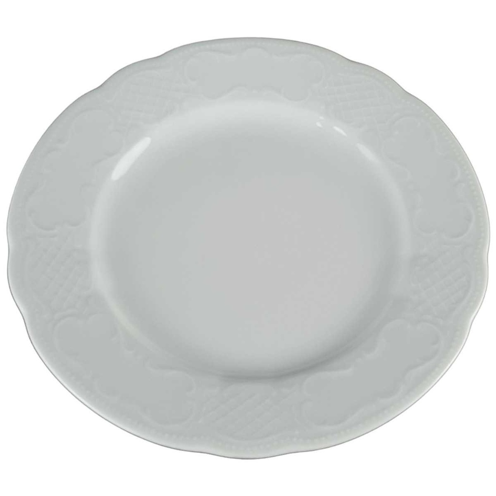 [458139759] Speiseteller Essteller Teller 27,2 cm Seltmann Weiden Salzburg Weiß gebraucht - gut Bild 2