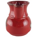 [45813976] Milchkännchen Winterling bordo rot weiße Blumen Feinkeramik gebraucht - akzeptabel Bild 2