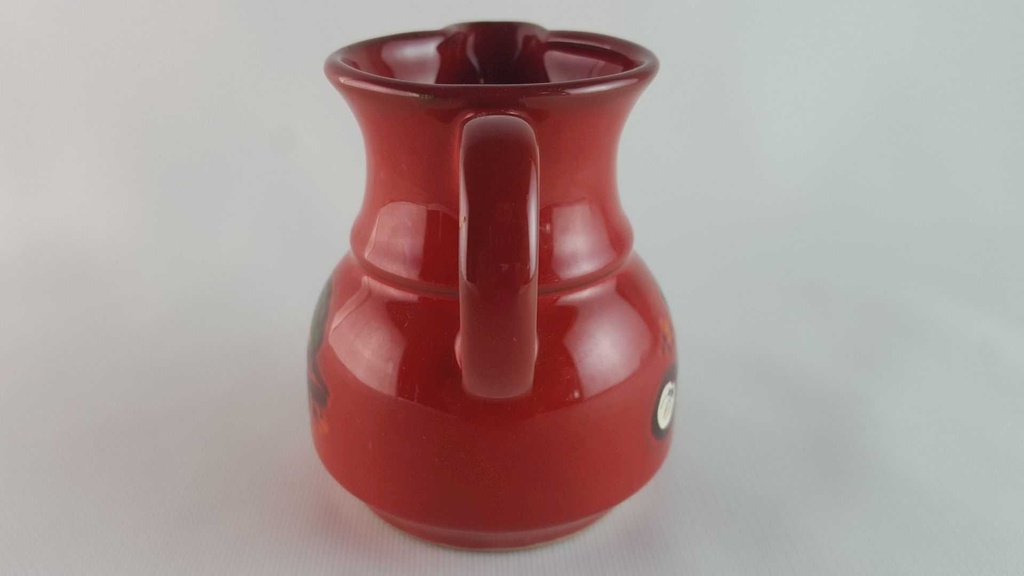 [45813976] Milchkännchen Winterling bordo rot weiße Blumen Feinkeramik gebraucht - akzeptabel Bild 4