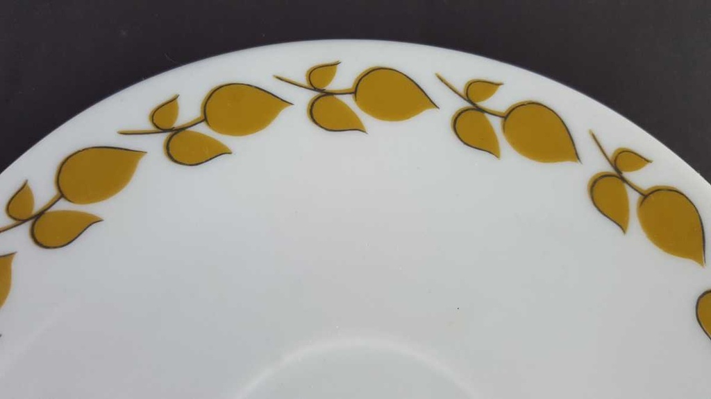 [458139763] Untertasse für Kaffee 14 cm Mitterteich Form 860 Blumendekor Blumen gebraucht - gut Bild 3