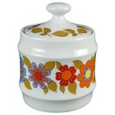 [458139764] Zuckerdose Mitterteich Form 860 Blumendekor Blätter Blumen gebraucht - sehr gut Bild 2
