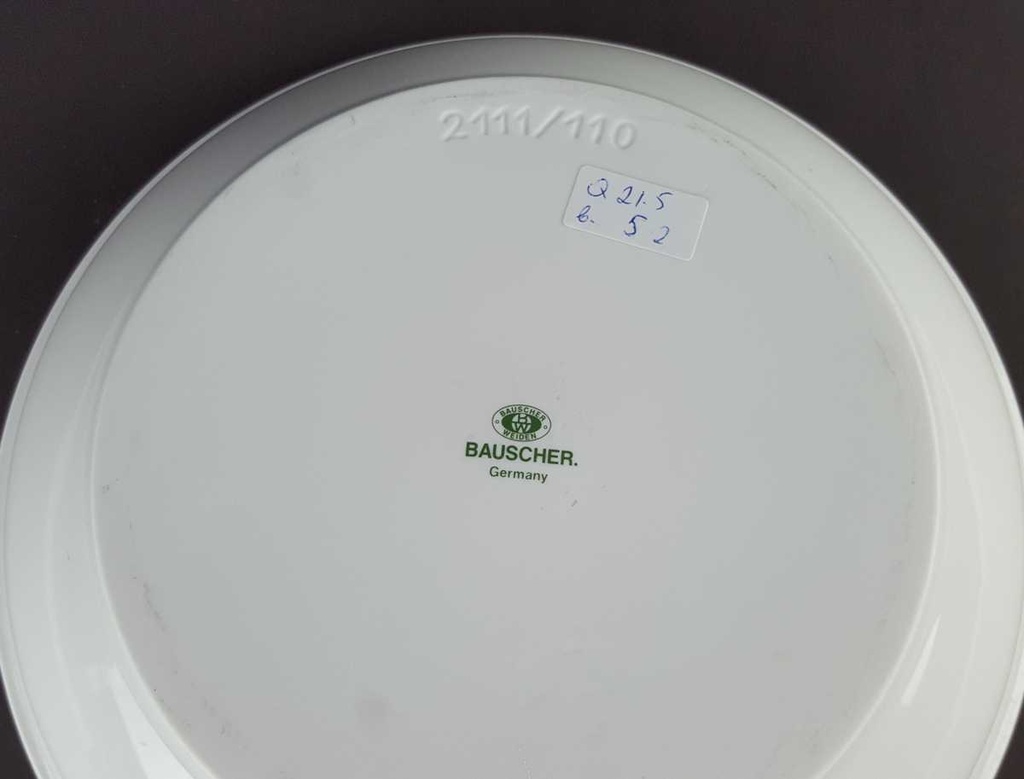 [458139785] Schüssel 21,5 cm Bauscher Weiß gebraucht - akzeptabel Bild 3