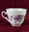 [458139833] Kaffeetasse Schumann Arzberg Veilchen lila Platinrand gebraucht - sehr gut Bild 3
