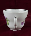 [458139833] Kaffeetasse Schumann Arzberg Veilchen lila Platinrand gebraucht - sehr gut Bild 4