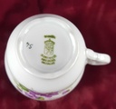 [458139833] Kaffeetasse Schumann Arzberg Veilchen lila Platinrand gebraucht - sehr gut Bild 6