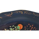 [458139844] Wandteller Porzellan Griechenland Pfau Blumen 24 K Gold D 26 cm Bild 4