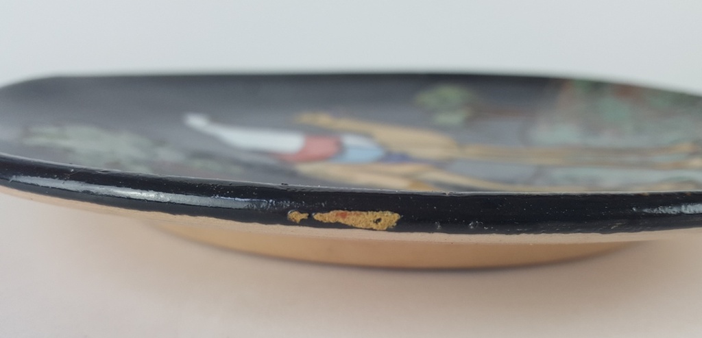 [2119071] Wandteller 23,5 cm Artisanal Keramik gebraucht - akzeptabel Bild 5