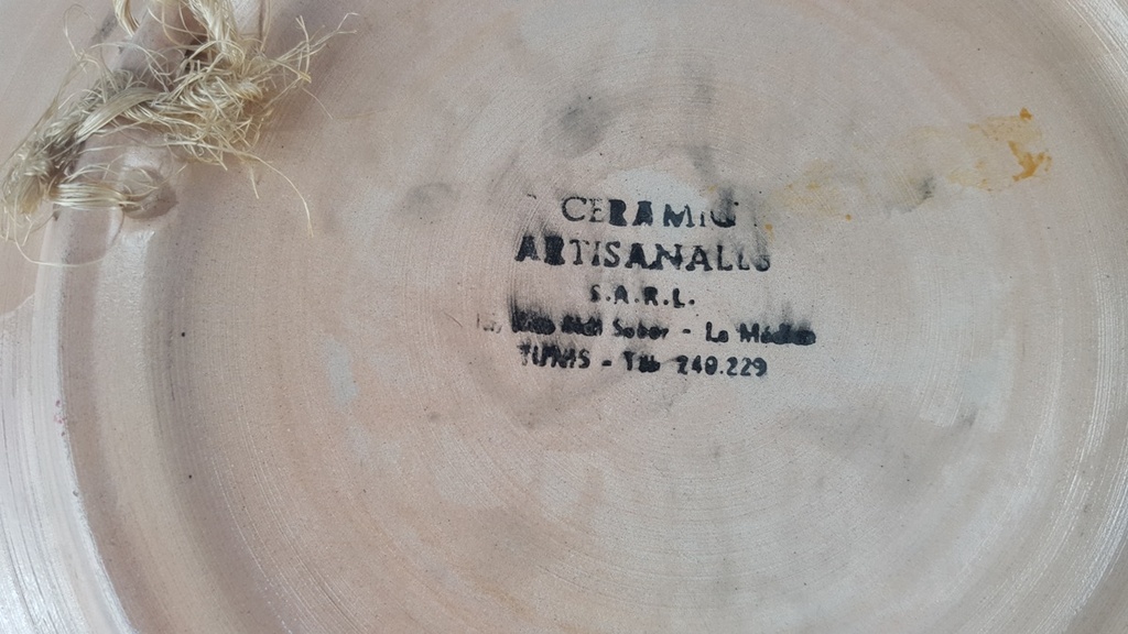 [2119071] Wandteller 23,5 cm Artisanal Keramik gebraucht - akzeptabel Bild 8