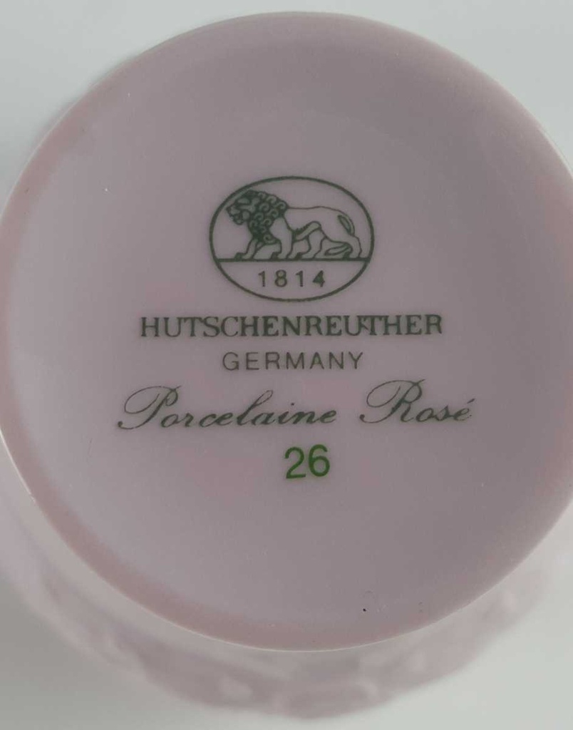 [458139864] Kaffeetasse Hutschenreuther Porcelaine Rosé gebraucht - gut Bild 6