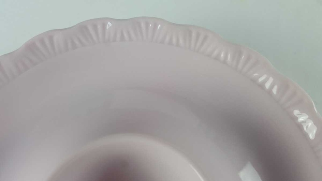[458139865] Eierbecher mit Schalenablage Eisbecher Hutschenreuther Porcelaine Rosé gebraucht - gut Bild 3