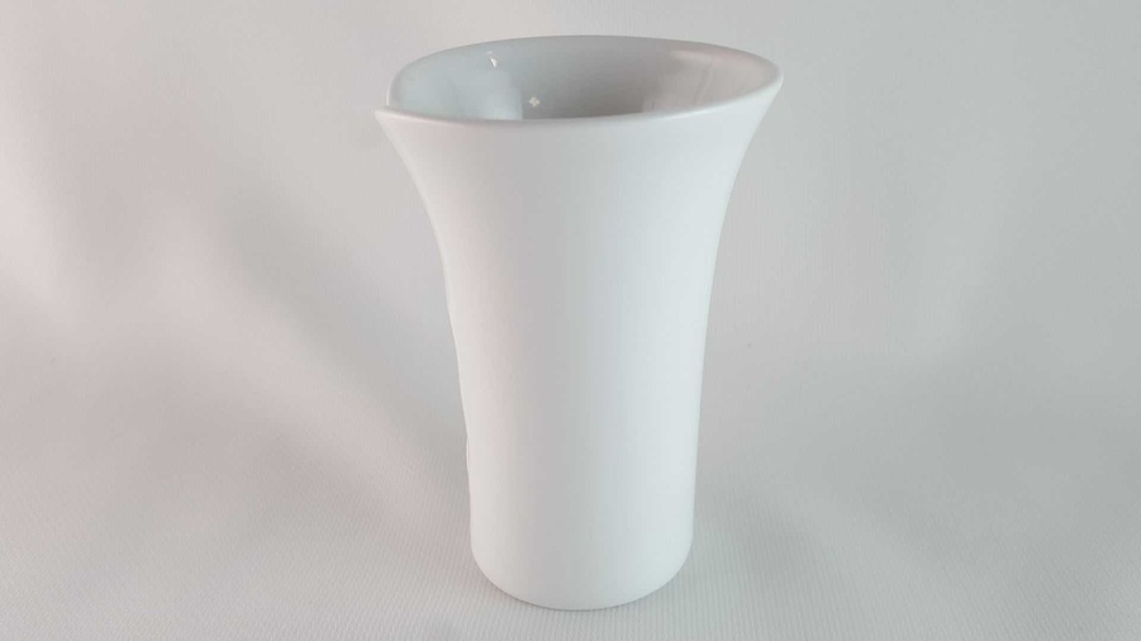 [45813998] Vase Dekorative 10,2 cm Royal KPM Bavaria Unbekannte Formen Weiß Relief gebraucht - sehr gut Bild 4