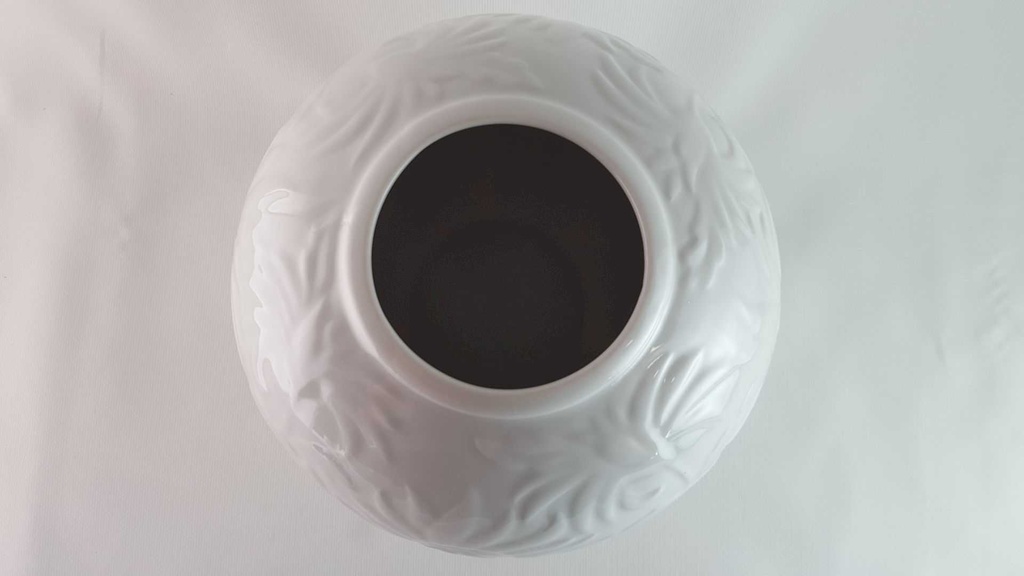 [45814001] Vase Dekorative 16,3 cm Gerold & Co Weiß gebraucht - gut Bild 3