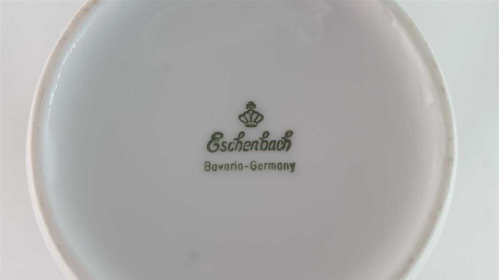 [45814004] Milchkännchen Eschenbach Blau Gold Streifen gebraucht - gut Bild 3