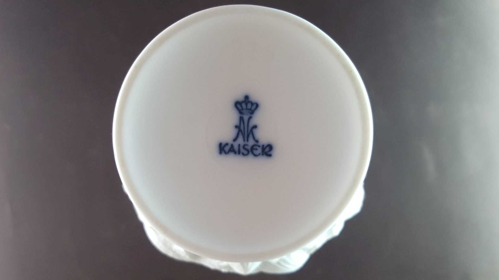[45814007] Vase 26 cm AK Kaiser Porzellan Weiß gebraucht - gut Bild 8