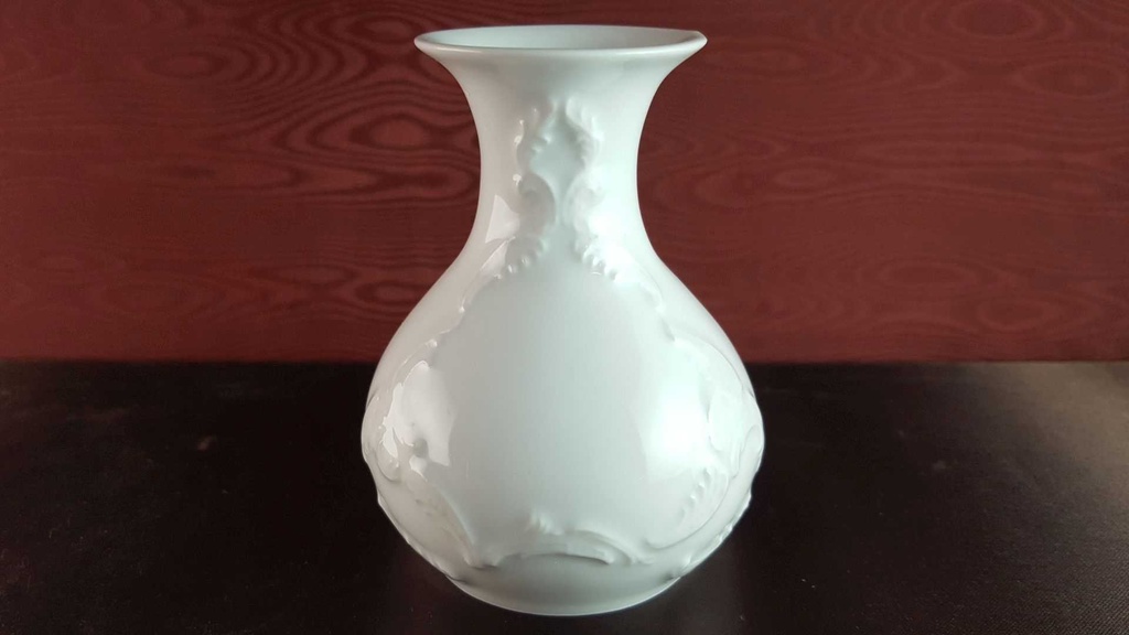 [45814008] Vase Dekorative 10,3 cm Royal KPM Bavaria Unbekannte Formen Weiß Relief gebraucht - sehr gut Bild 3