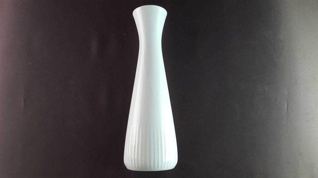 [45814009] Vase 23,5 cm Tirschenreuth Weiß gebraucht - sehr gut Bild 3