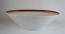 [4581401] Schüssel Servierschüssel Goldrand 23 cm Mitterteich Form 870 Rot gebraucht - gut Bild 2