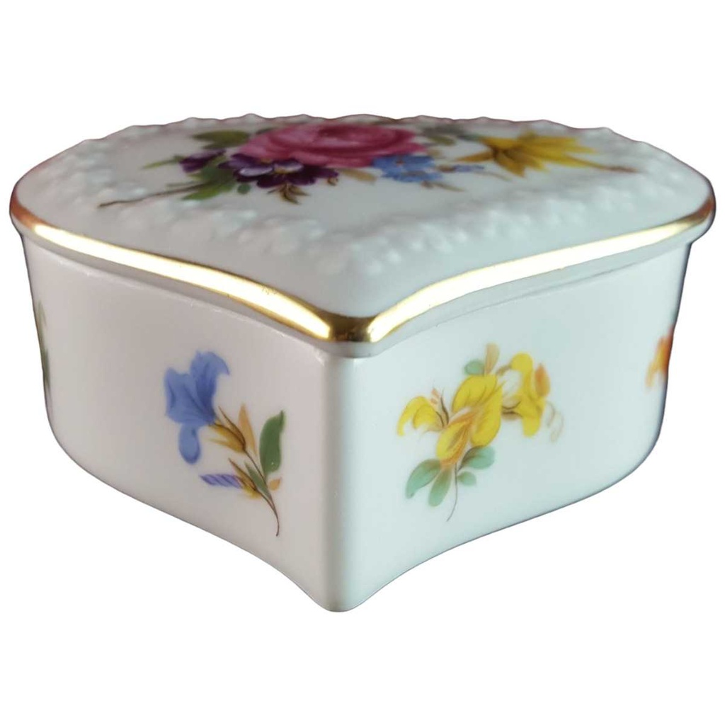 [45814012] Deckeldose Goldrand Seltmann Weiden Vohenstrauß Blumen gebraucht - sehr gut Bild 2