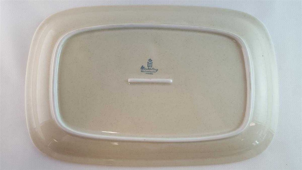 [45814015] Servierplatte Fleischplatte Steakplatte Fischplatte 28,4x18,4 cm Winterling Kirchenlamitz Katrin gebraucht - sehr gut Bild 3