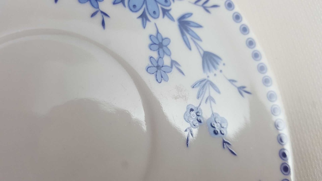 [45814020] Untertasse für Suppe 16,1 cm Seltmann Weiden Doris Bayerisch Blau gebraucht - akzeptabel Bild 3