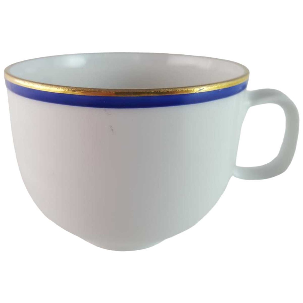 [45814021] Kaffeetasse Tasse Eschenbach Alte Formen Blau Gold Streifen gebraucht - gut Bild 2