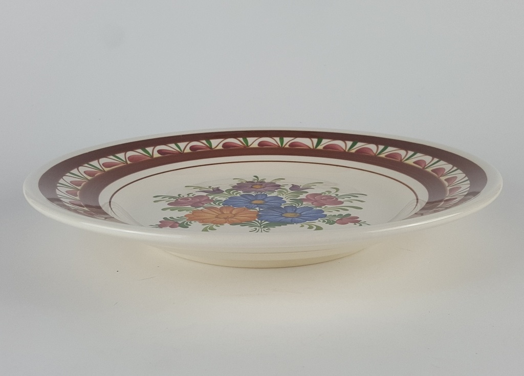 [458140253] Wandteller handbemalt 24,3 cm Wechsler Tirolkeramik gebraucht - gut Bild 2