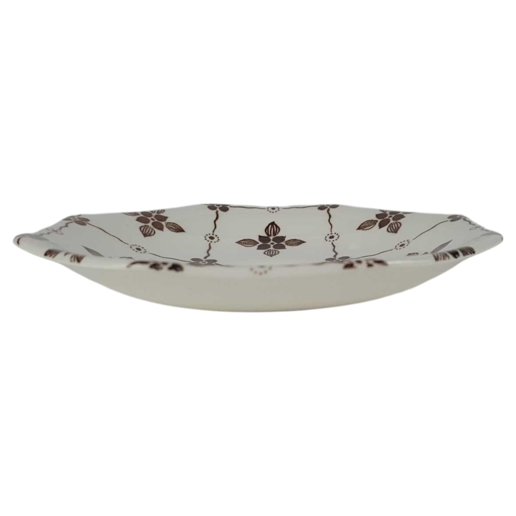 [458140255U] Untertasse für Kaffee Royal Staffordshire Homespun Ironstone J.&G. Meakin braun gebraucht - gut Bild 2