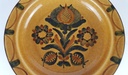 [458140257] Keramik 269/25 Wandteller Blumendekor D 24,8 cm Bild 2