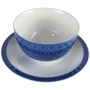 [458140266] Sauciere 1tlg Arzberg Golfball Blau Weiß gebraucht - sehr gut Bild 2