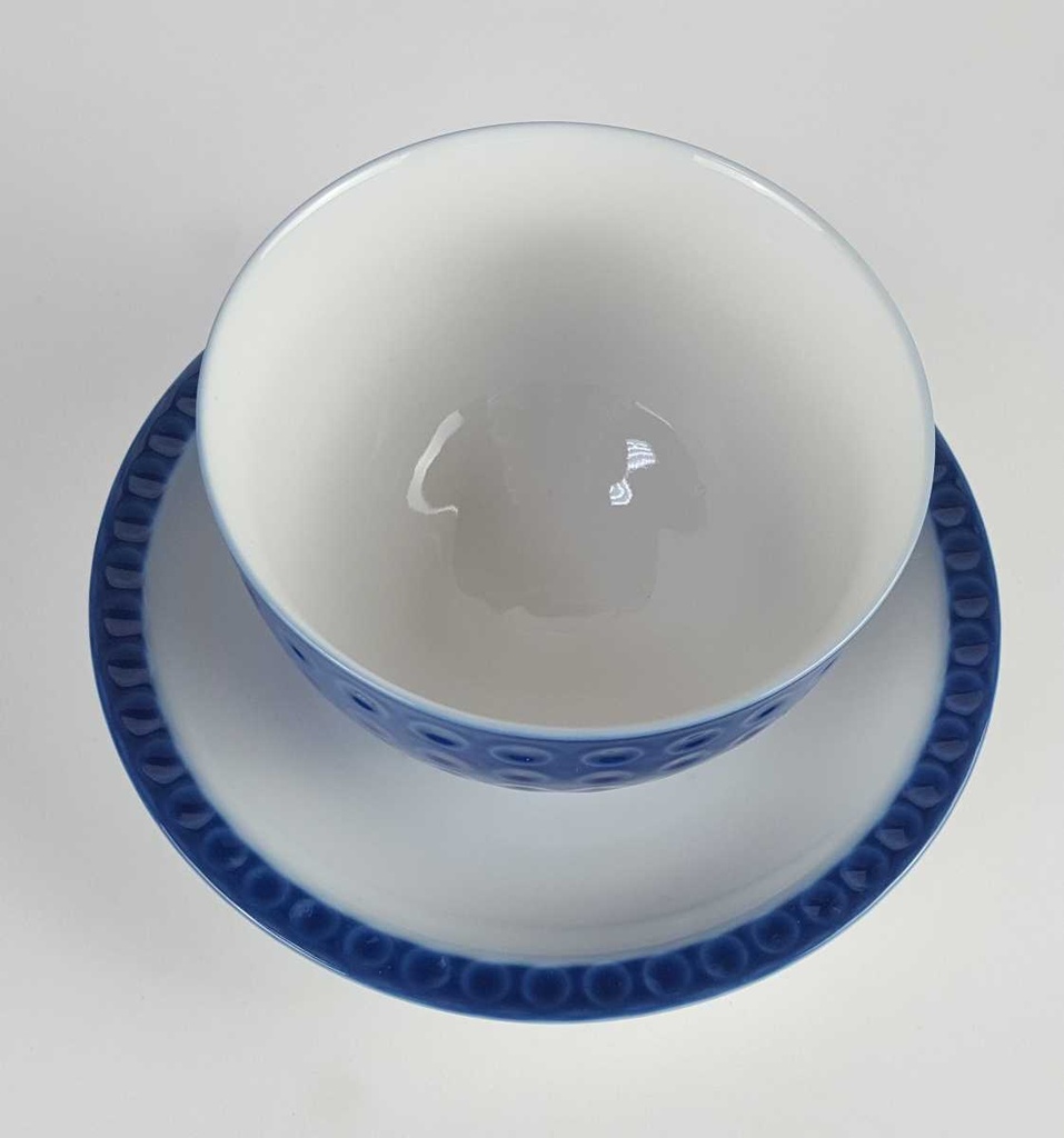 [458140266] Sauciere 1tlg Arzberg Golfball Blau Weiß gebraucht - sehr gut Bild 3