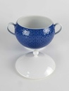 [458140268] Schüssel Terrine 1,4 L Arzberg Golfball Blau Weiß gebraucht - gut Bild 3
