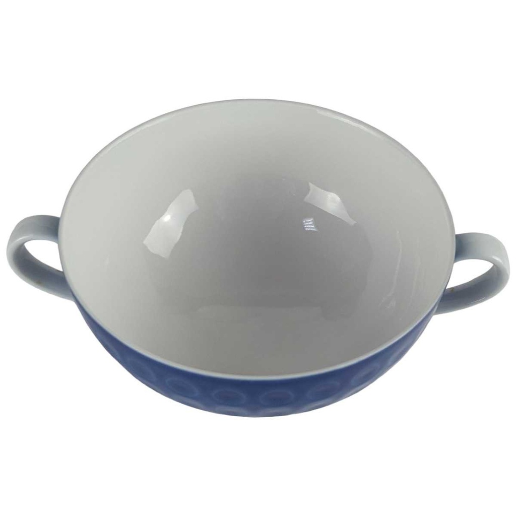 [458140269] Suppentasse Arzberg Golfball Blau Weiß gebraucht - gut Bild 2