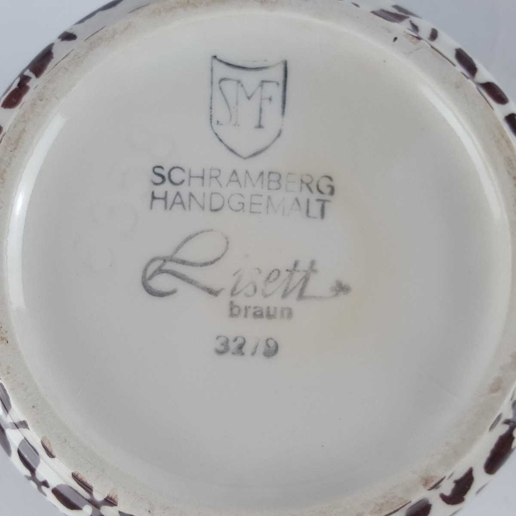 [458140277] Zuckerdose Schramberg Lisett braun gebraucht - gut Bild 5