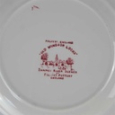 [458140283] Kuchenteller Palissy Thames River Scenes Rot Bild 3